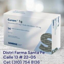 ATAK 1GR X 14 TABLETAS (AMOXICILINA+CLAVULANATO)