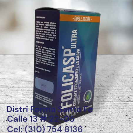 SHAMPOO FOLICAPS X 120ML (CONTRA LA CASPA) (IVA)