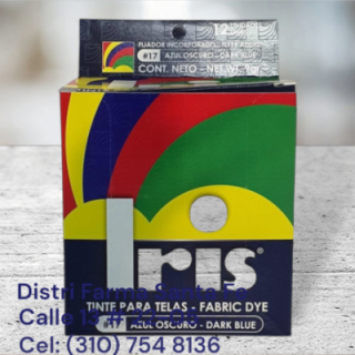 TINTE IRIS CAJA X 12 UNIDADES NEGRO / AZUL (IVA)