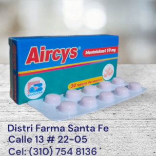 AIRCYS 10MG X 10 TABLETAS (MONTELUKAST) (BQ)