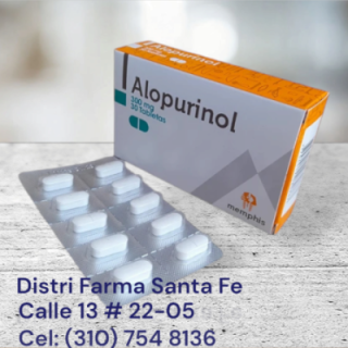 ALOPURINOL MEMPHIS 300MG X 30 TABLETAS