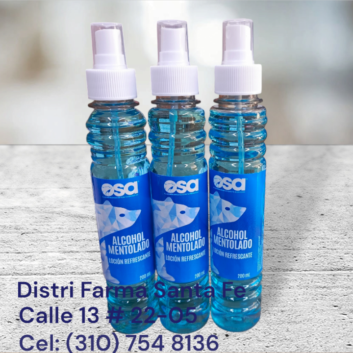 ALCOHOL MENTOLADO SPRAY X 200 ML (OSA)
