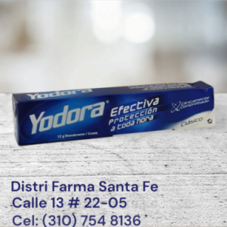 YODORA CREMA TUBO  X 12GR (PEQUEÑA) (TQ) (IVA)