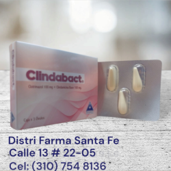 CLINDABACT X 3 OVULOS (CLOTRIMAZOL + CLINDAMICINA)