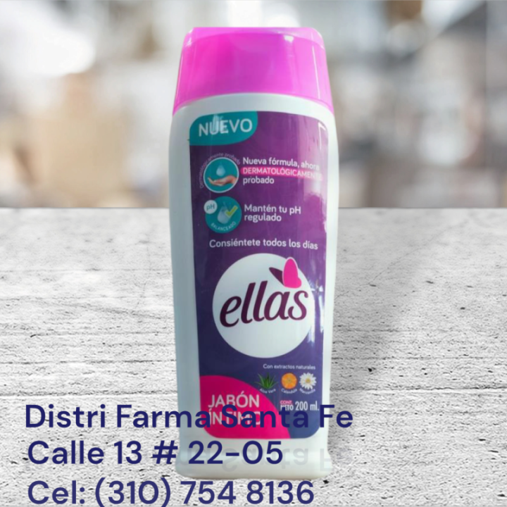 JABON INTIMO ELLAS X 200ML (IVA)