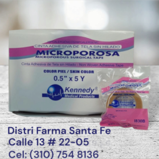 MICROPORE KENNEDY  0.5" X 5 YARDAS