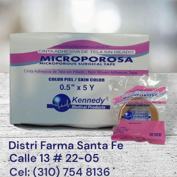MICROPORE KENNEDY  0.5" X 5 YARDAS