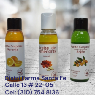 ACEITE DE ALMENDRAS, CO, NAR, ARG, X 120ML (IVA)