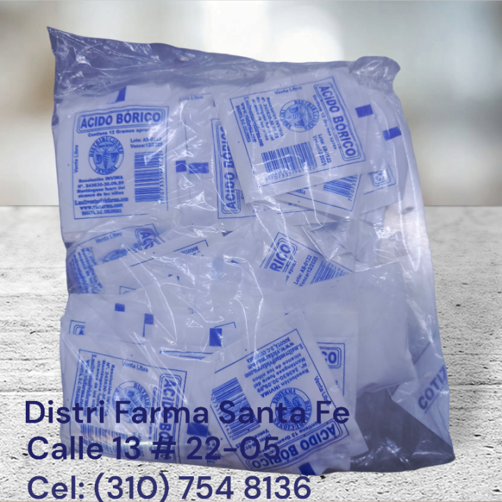 ACIDO BORICO X 50 SOBRES X 10G