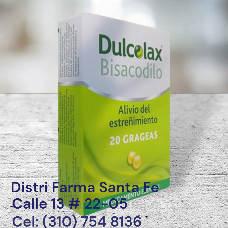 DULCOLAX X 20 GRAGEAS (BISACODILO)