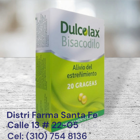 DULCOLAX X 20 GRAGEAS (BISACODILO)