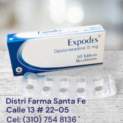 EXPODES 5MG X 10 TABLETAS (DESLORATADINA)