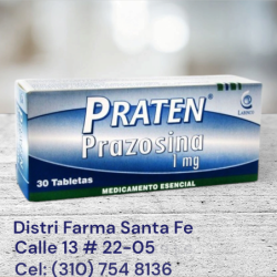 PRATEN 1MG X 30 TABLETAS (PRAZOSINA)