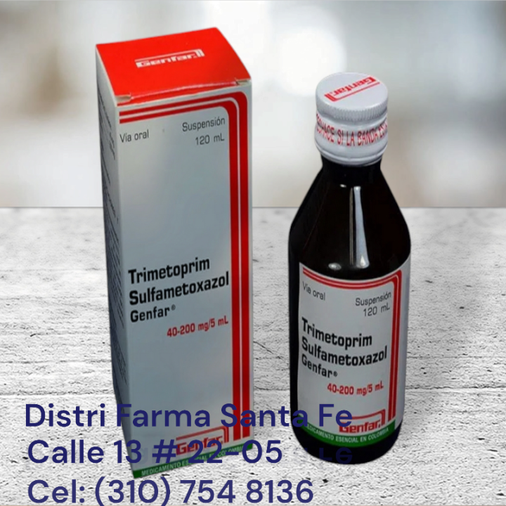 TRIMETOPRIM SULFA SUSPENSION ECAR 40/200MG X 60ML