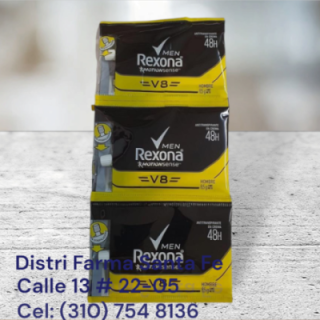 DESODORANTE REXONA V8 CAJA X 20 SOBRES (IVA)