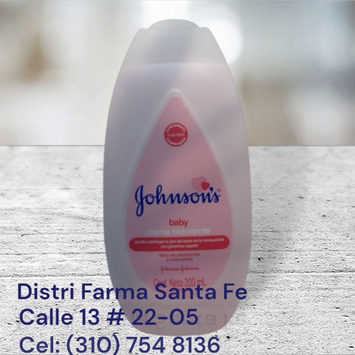 BABY CREMA JOHNSONS FRASCO X 200ML (IVA)