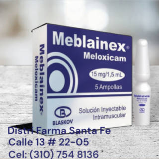 MEBLAINEX 15MG X 10 AMPOLLAS (MELOXICAM)