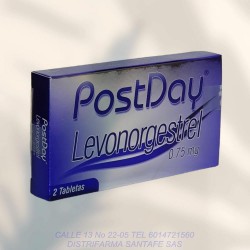 Postday 0.75Mg X 2 Tabletas