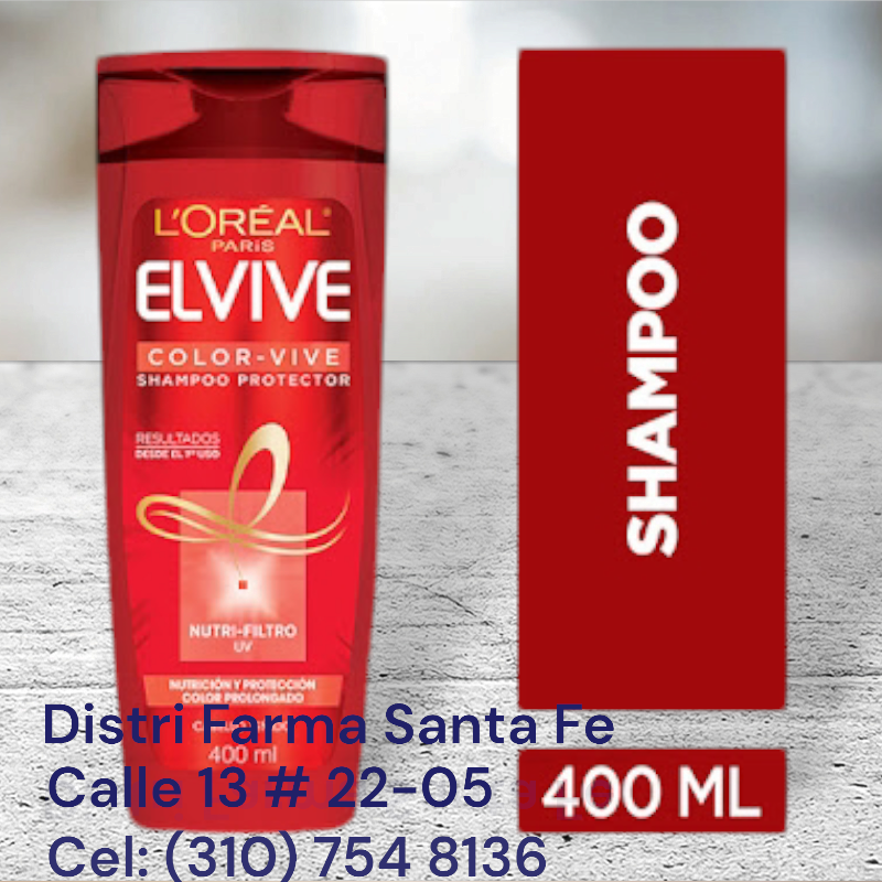 SHAMPOO LOREAL ELVIVE POTE X 400ML 2X1 SHAMPOO LOREAL ELVIVE POTE X 400ML 2X1