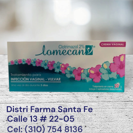 LOMECAN V 1% CREMA VAGINAL X 40GR
