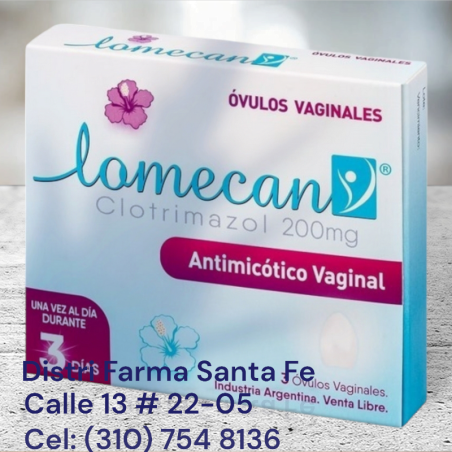 LOMECAN OVULOS VAGINALES X 3 UNIDADES