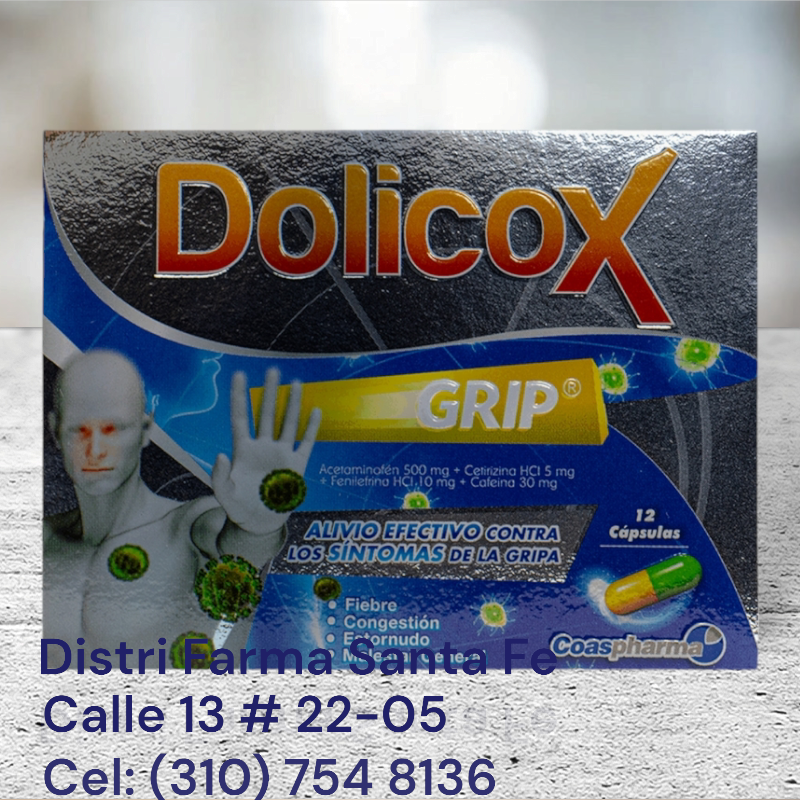 DOLICOX GRIP X 24 SOBRES (GRIPA)
