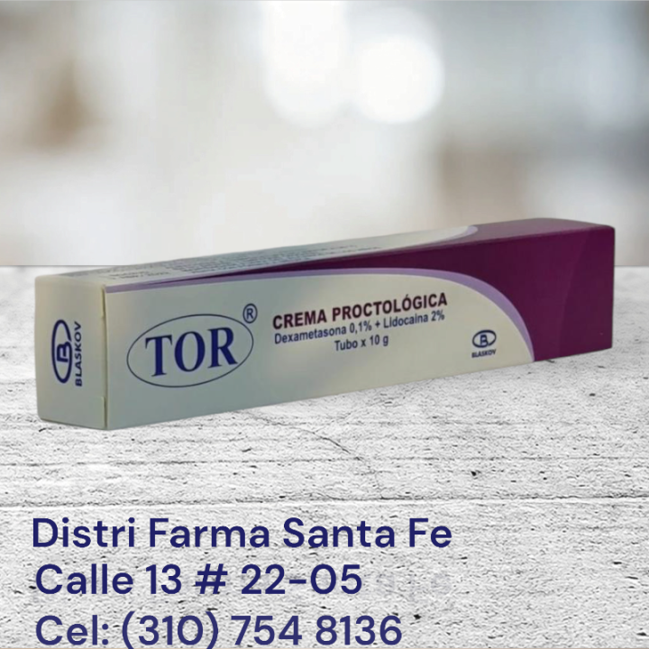 TOR CREMA PROCTOLOGICA TUBO X 10GR