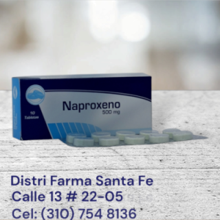 NAPROXENO COASPHARMA 500MG X 10 TABLETAS