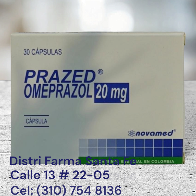 PRAZED 20MG X 30 CAPSULAS (OMEPRAZOL)