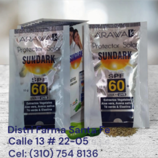 PROTECTOR SOLAR SUNDARK ADULTO X 12 SACHETS (IVA)