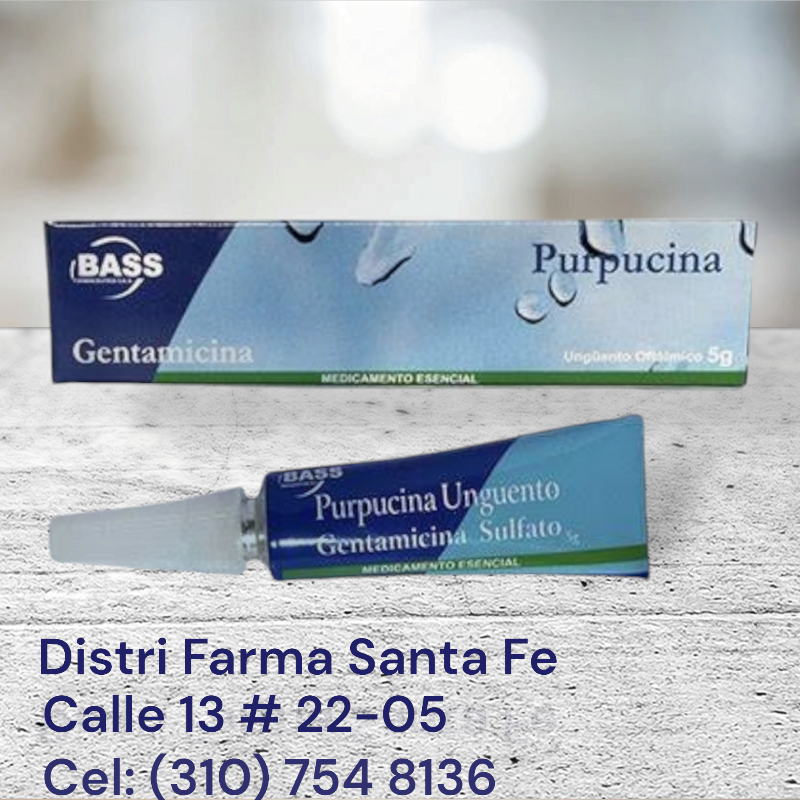 PURPUCINA UNGUENTO OFTALMICO 5G (GENTAMICINA)