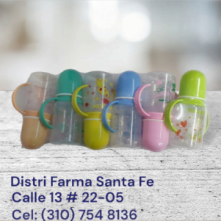 BIBERON DE MANIJA PEQUENO X 6 UNIDADES (IVA)