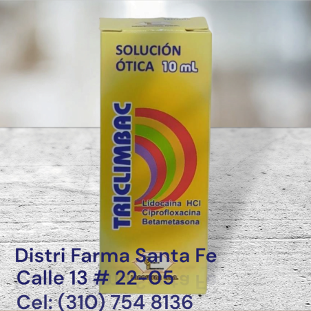 TRICLIMBAC GOTAS OTICA 10ML