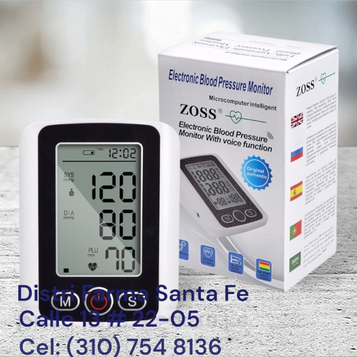 TENSIOMETRO DIGITAL DE BRAZO CON VOZ   (IVA)