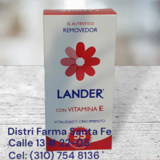 REMOVEDOR LANDER X 35 ML.VIT-E (AZUL-ROJO) (IVA)