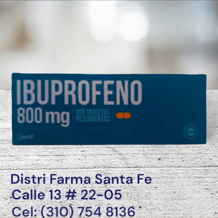 IBUPROFENO LAPROFF 800MG X 300 TABLETAS (GRANDE)