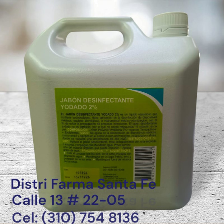 GALON DE YODOPOVIDONA ESPUMA X 3750ML