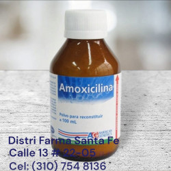 AMOXICILINA AG SUSPENSION 250 MG X 100 ML