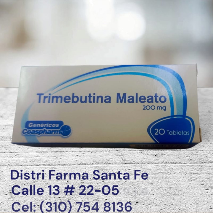 TRIMEBUTINA COASPHARMA 200MG X 20 TABLETAS