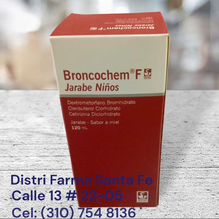 BRONCOCHEM F NIÑOS JARABE FRASCO X 120ML