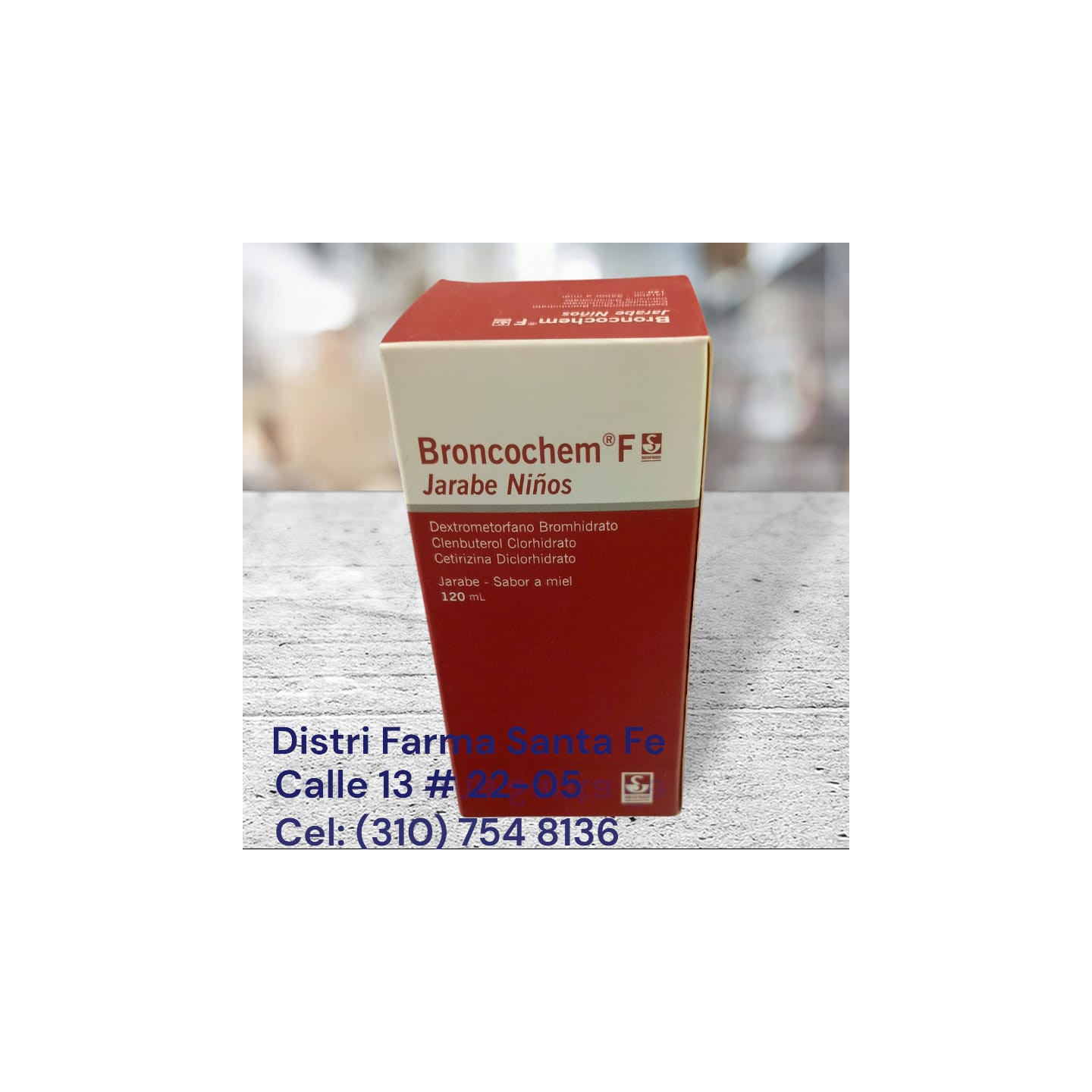 Broncofar BRONCOCHEM F NIÑOS JARABE FRASCO X 120ML