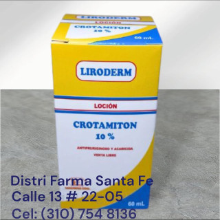 CROTAMITON LOCION 10% X 60ML (LIRODERM)
