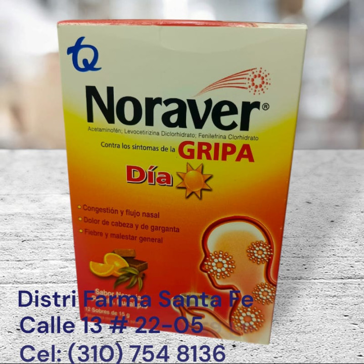 NORAVER GRIPA DIA X 12 SOBRES (TQ)