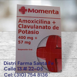 MOMENTA FRASCO X 70ML (AMOXICILINA + CLAVULANATO)