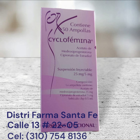 (T) CYCLOFEMINA X 10 AMPOLLAS (INS)