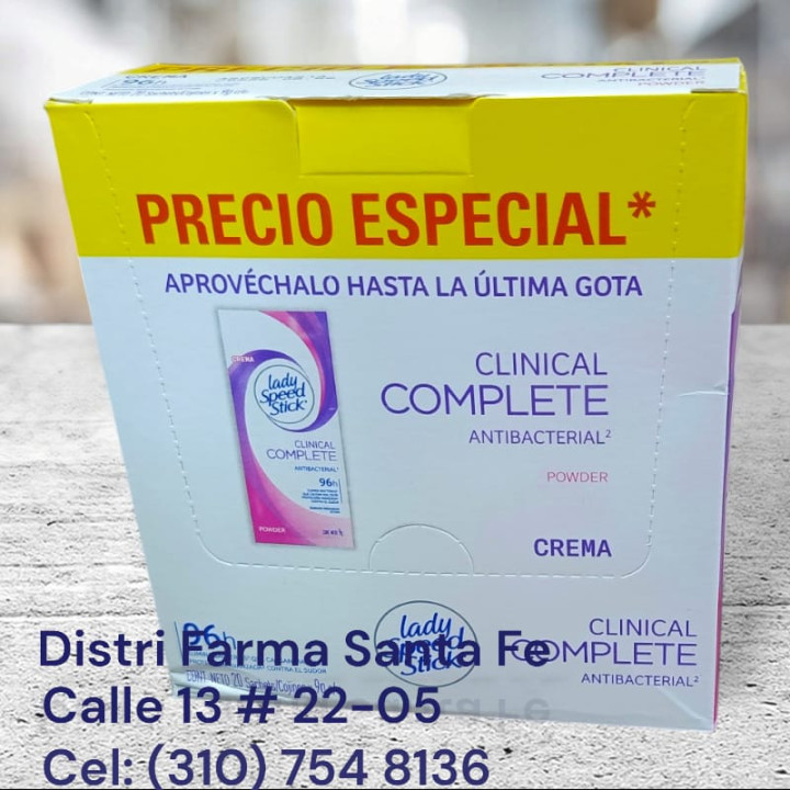 DESODORANTE SPEED STICK CAJA X 18 SOBRES (IVA)