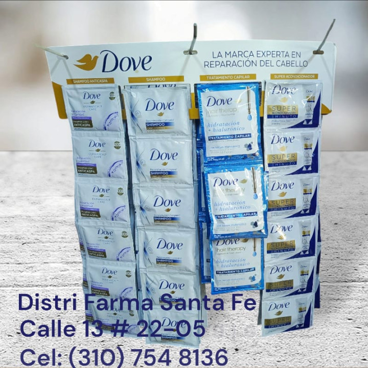 SHAMPOO DOVE X 24 SOBRES (IVA)