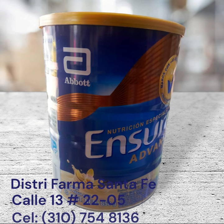 ENSURE ADVANCE TARRO X 850GR (GRANDE)