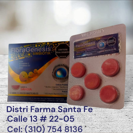 FLORAGENESIS X 12 SOBRES X 5 UNDS (PROBIOTICOS)