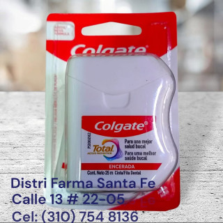 SEDA DENTAL COLGATE TOTAL X 2 X 25 METROS (IVA)